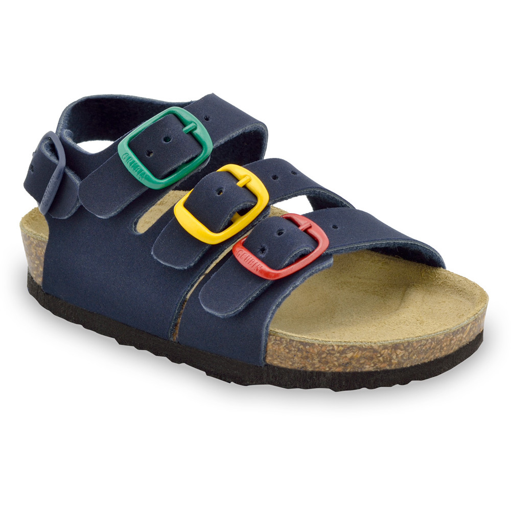 CAMBERA sandály pro děti - koženka (23-29) - modrá, 29