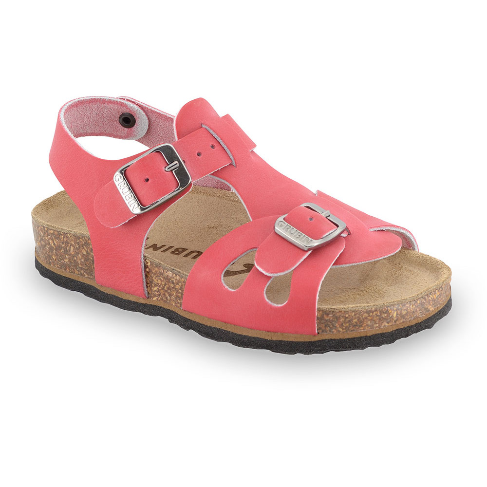 ORLANDO Sandalen für Kinder - Leder (23-29) - rosa, 28
