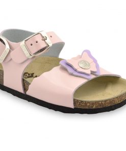 BUTTERFLY sandále pre deti - koža (30-35)