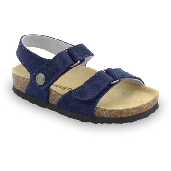 RAFAELO sandále pre deti - semišová koža (23-29)