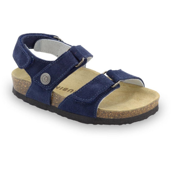 DONATELO sandále pre deti - semišová koža (23-29)