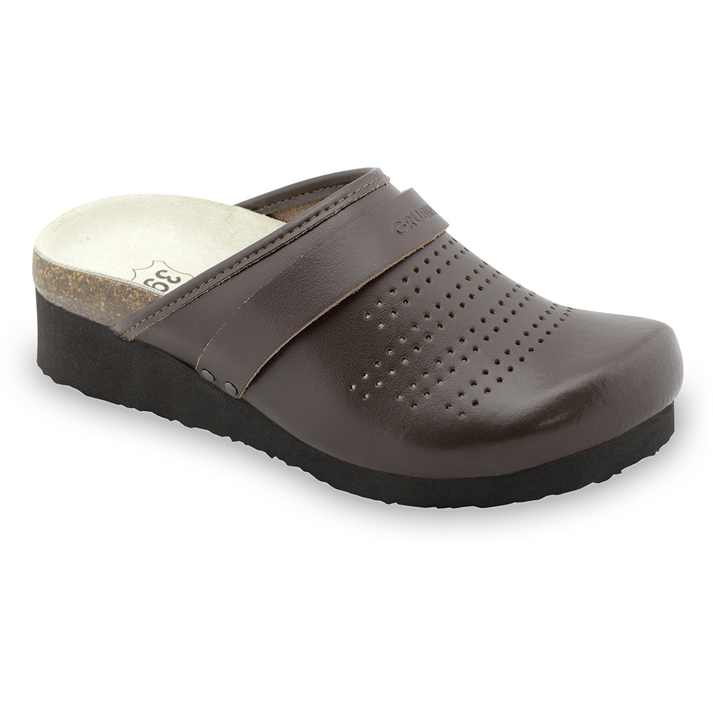 MALME Silverplus closed slippers - leather (36-42)